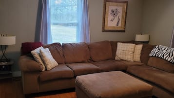Smart TV, DVD player, books