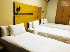Double or Twin Room | Desk, laptop workspace, blackout curtains, iron/ironing board