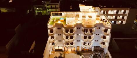 Majoituspaikan julkisivu