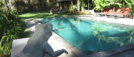 Indoor pool, outdoor pool