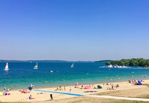 Beach nearby, sun-loungers