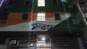 Front of property – evening/night