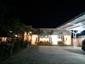 Front of property – evening/night