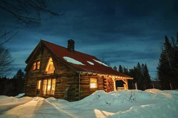 Nothing like a cozy cabin in winter.