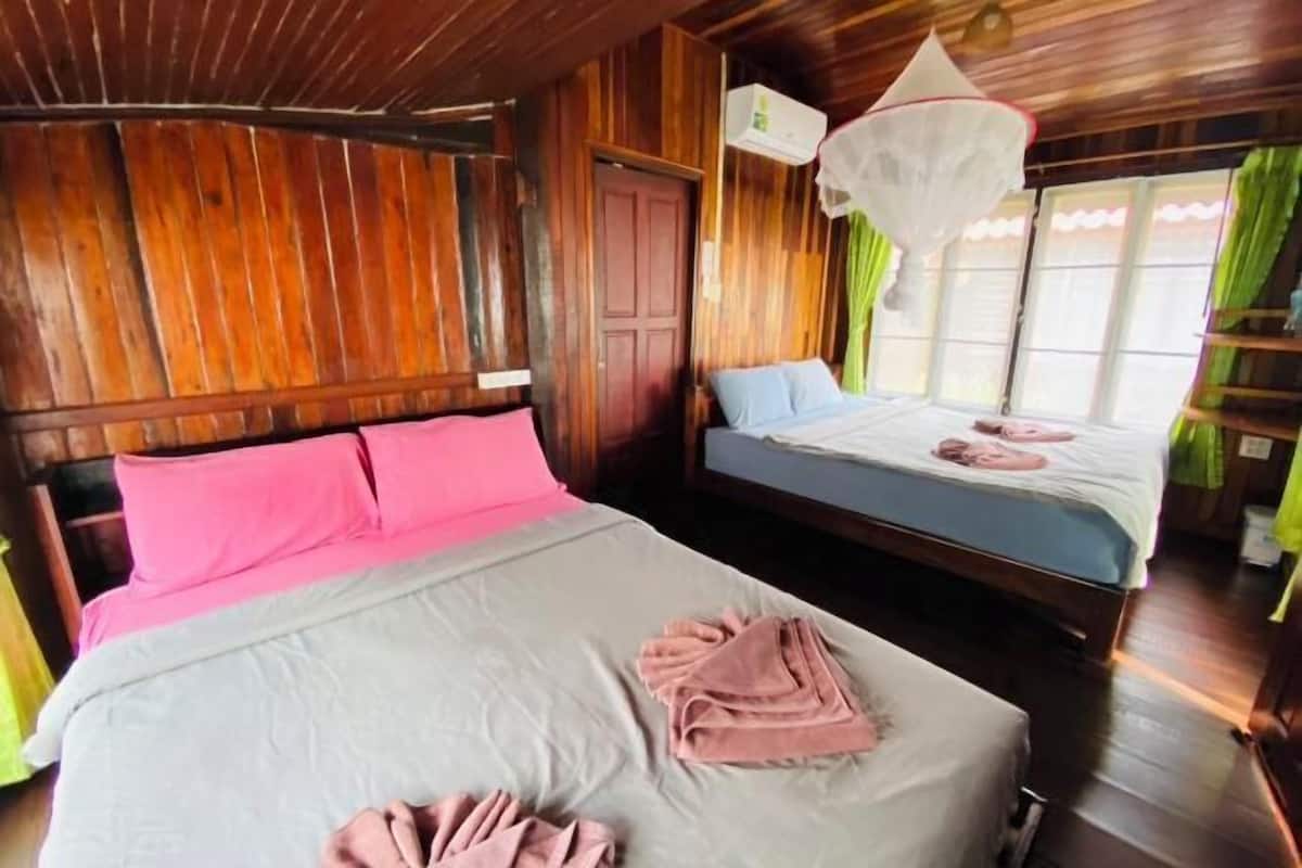1 habitación, cortinas blackout, wifi gratis y ropa de cama