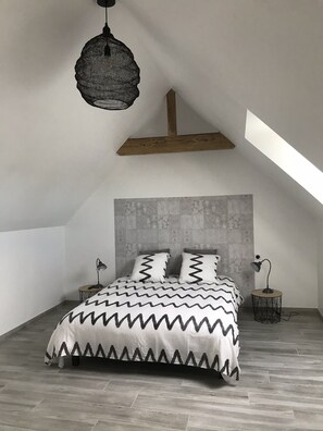 2 habitaciones, tabla de planchar con plancha y wifi