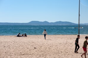 On the beach