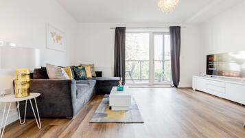 Deluxe Apartment | Living area | LED TV