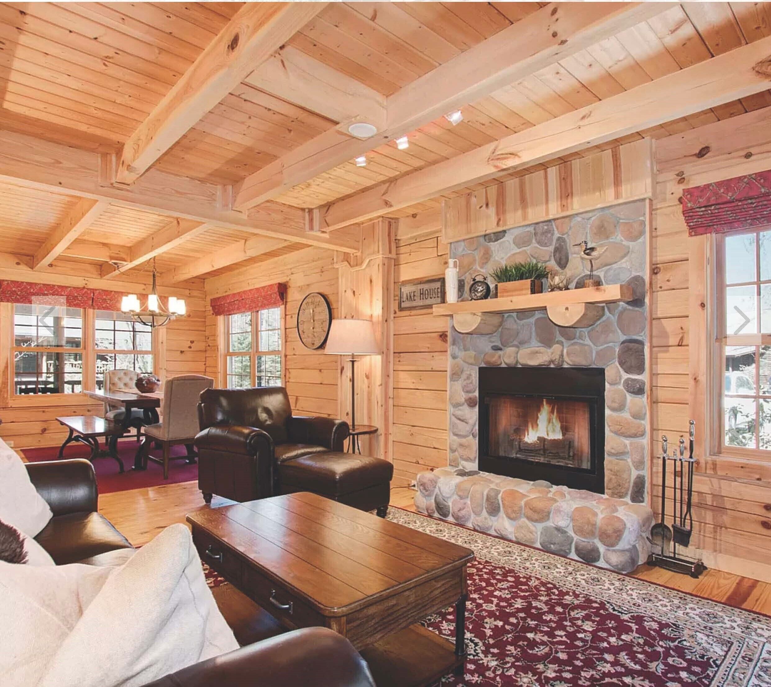 Log Cabin Luxury on Beautiful Goshorn Lake & Minutes from Downtown Saugatuck