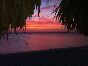 Sun-loungers, beach towels