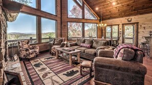 TV, lareira, videogames, DVD player