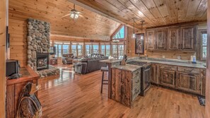 Interior - Skyline Lodge- Gated Community | Pet Friendly | Paved Road (Cherry Log)