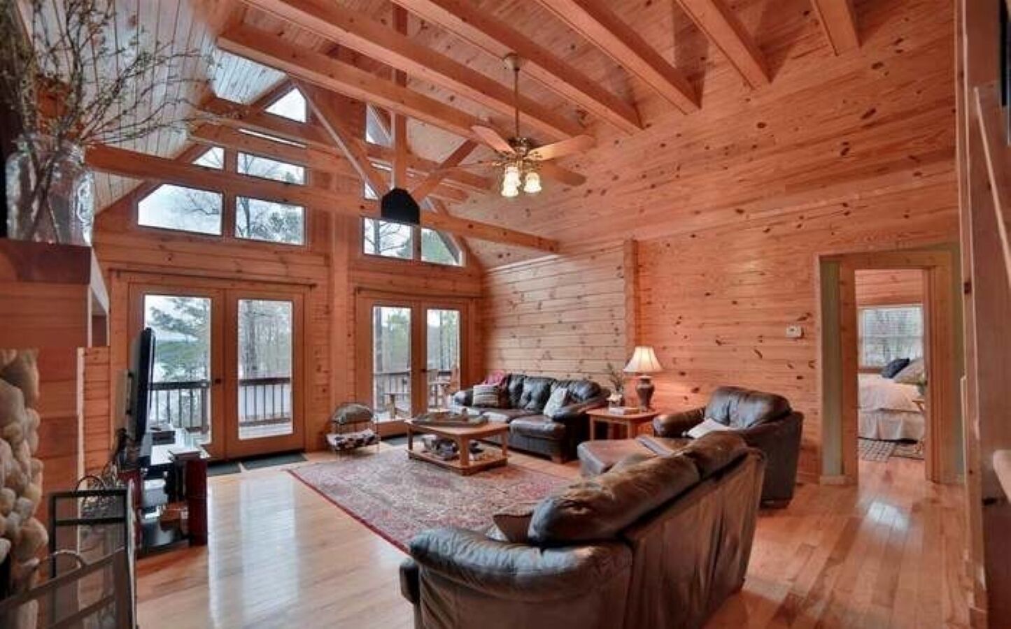 Lakefront Log Cabin with a Million-Dollar View