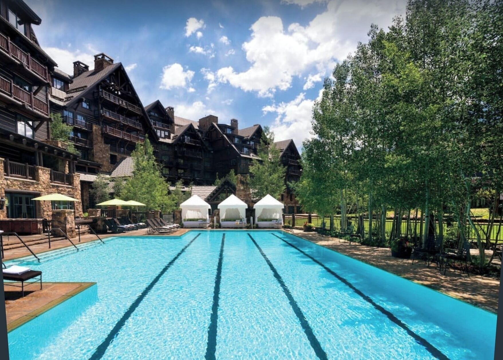 Außenpool, beheizter Pool