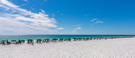 Aan het strand