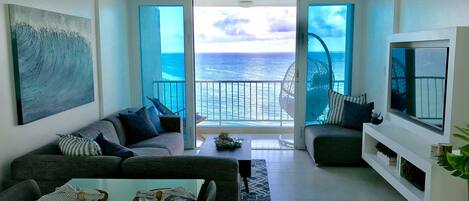 TV, smart speakers, music library, video library