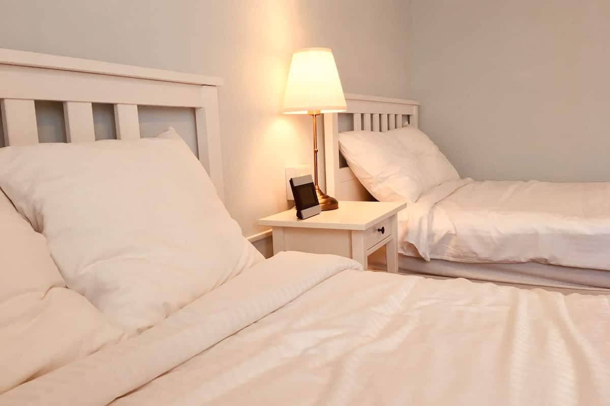 standard twin room, non smoking, refrigerator | in-room safe, desk, free wifi, bed sheets