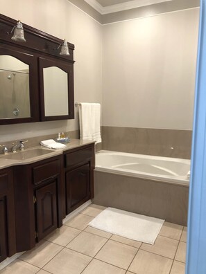 Towels, soap, toilet paper - Three Bedroom with Beautiful Lake Views (Mena)