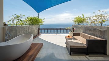 Suite Premier, balcon, vue sur l’océan | Vue de la chambre