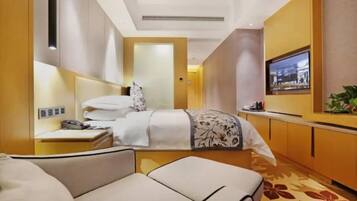 1 غرفة نوم ومكتب وستائر تعتيم وواي فاي مجانًا