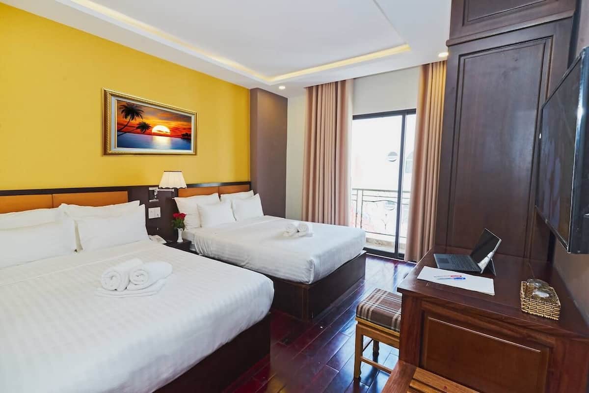 Premium bedding, free WiFi