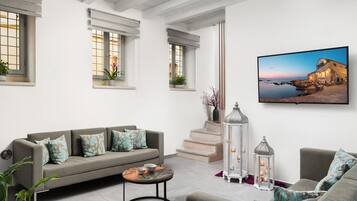 Smart TV, Netflix, books, streaming services