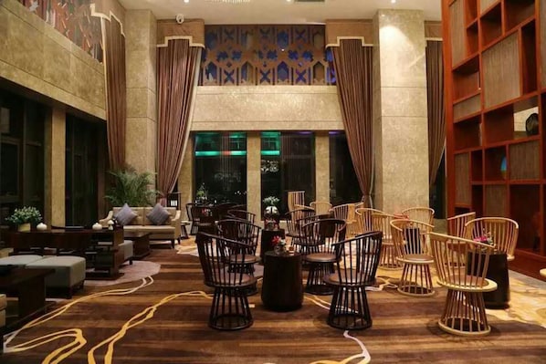 Sala de estar en el lobby