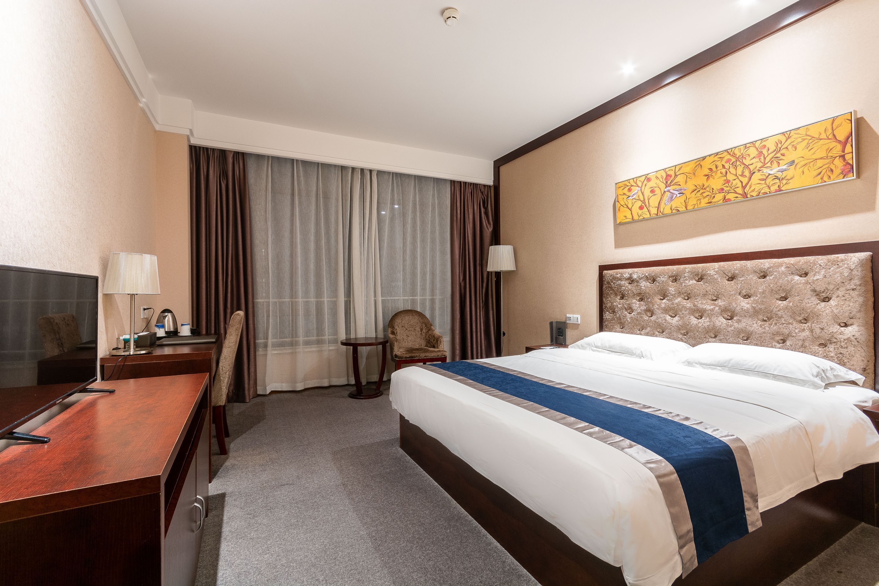 superior double room | desk, blackout curtains, soundproofing, free wifi