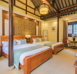 Free WiFi, bed sheets - Floral Hotel Rainview Pavilion (Suzhou)