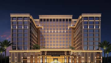 Fassade der Unterkunft â Abend/Nacht