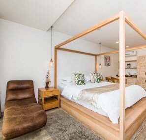 Chambre double | Accès au Wi-Fi (inclus), literie fournie
