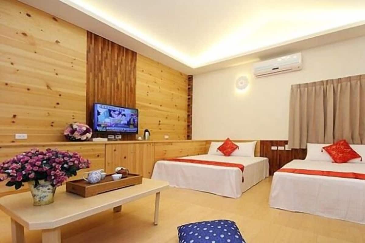 Blackout curtains, free WiFi, bed sheets