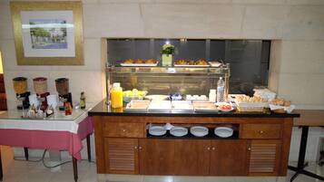 Daily buffet breakfast (EUR 10 per person)
