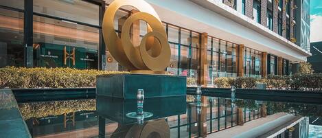 Front of property - evening/night