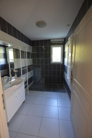 Dusche, Haartrockner, Toilettenpapier