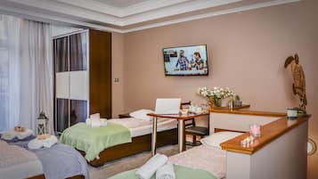 Duplex | Living area | Flat-screen TV