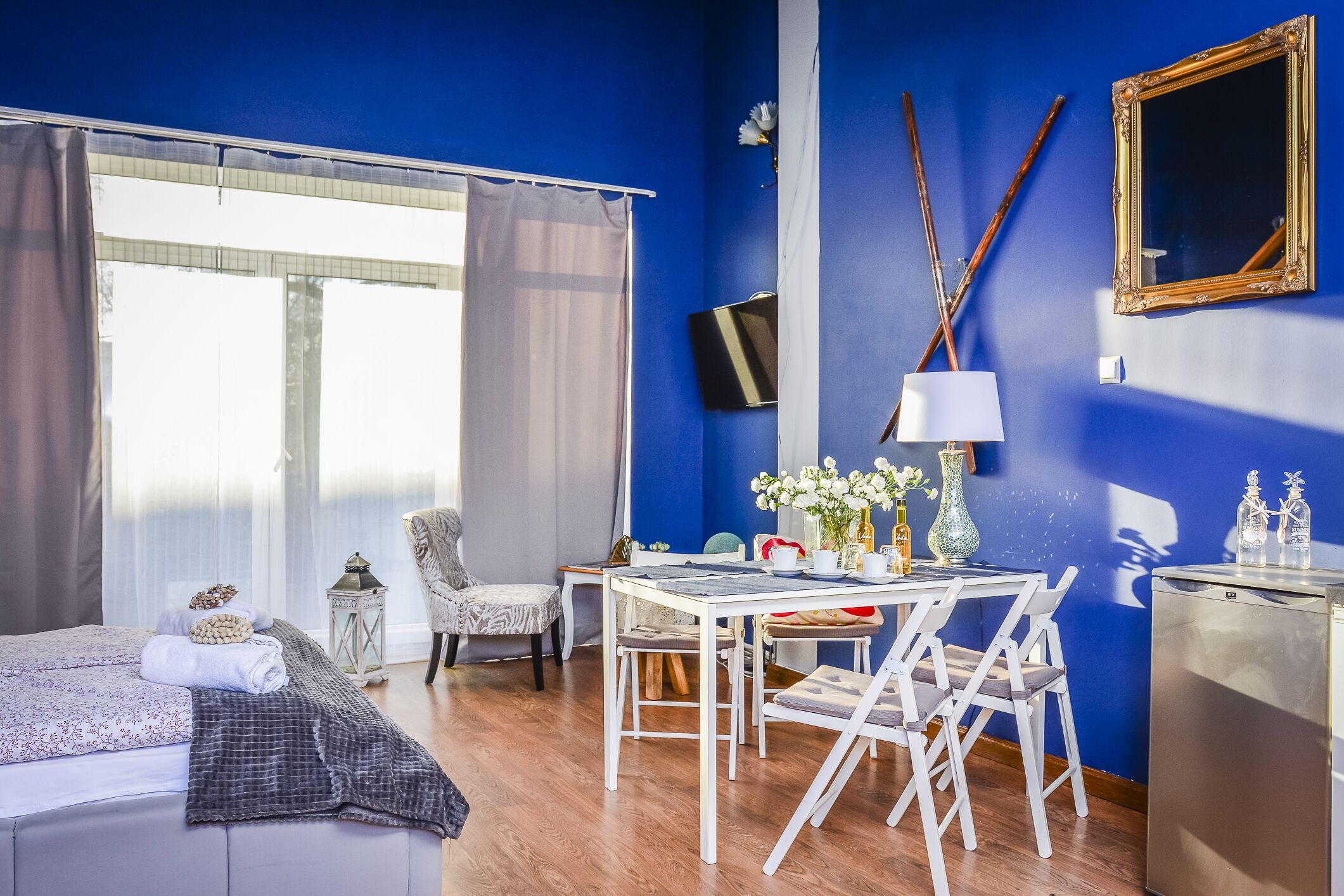 高級公寓, 桑拿 | 客廳 | 平面電視