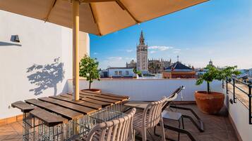 Terrasse sur le toit
