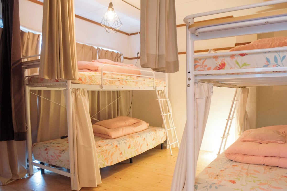 Male only Dormitory 4-person, Non Smoking, Shared bathroom | WiFi (free), bed sheets