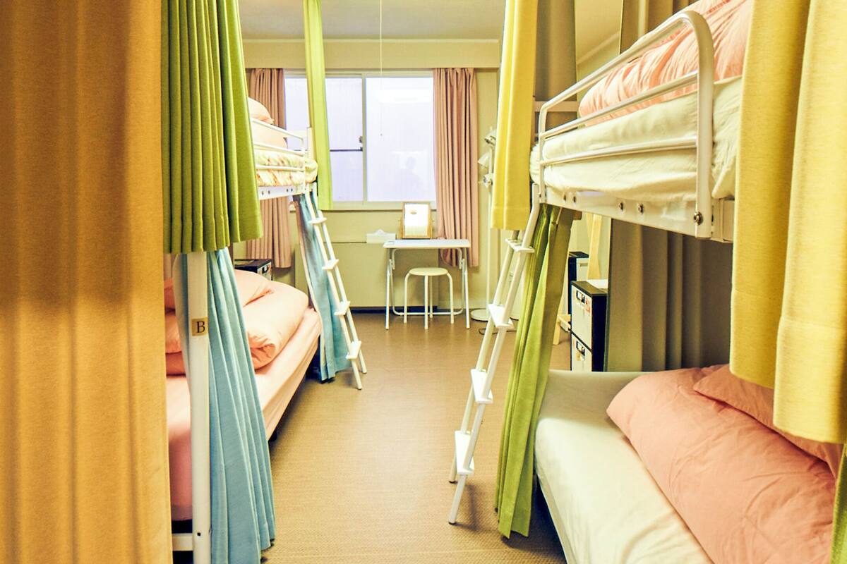 Female only Dormitory 4-person, Non Smoking, Shared bathroom | WiFi (free), bed sheets