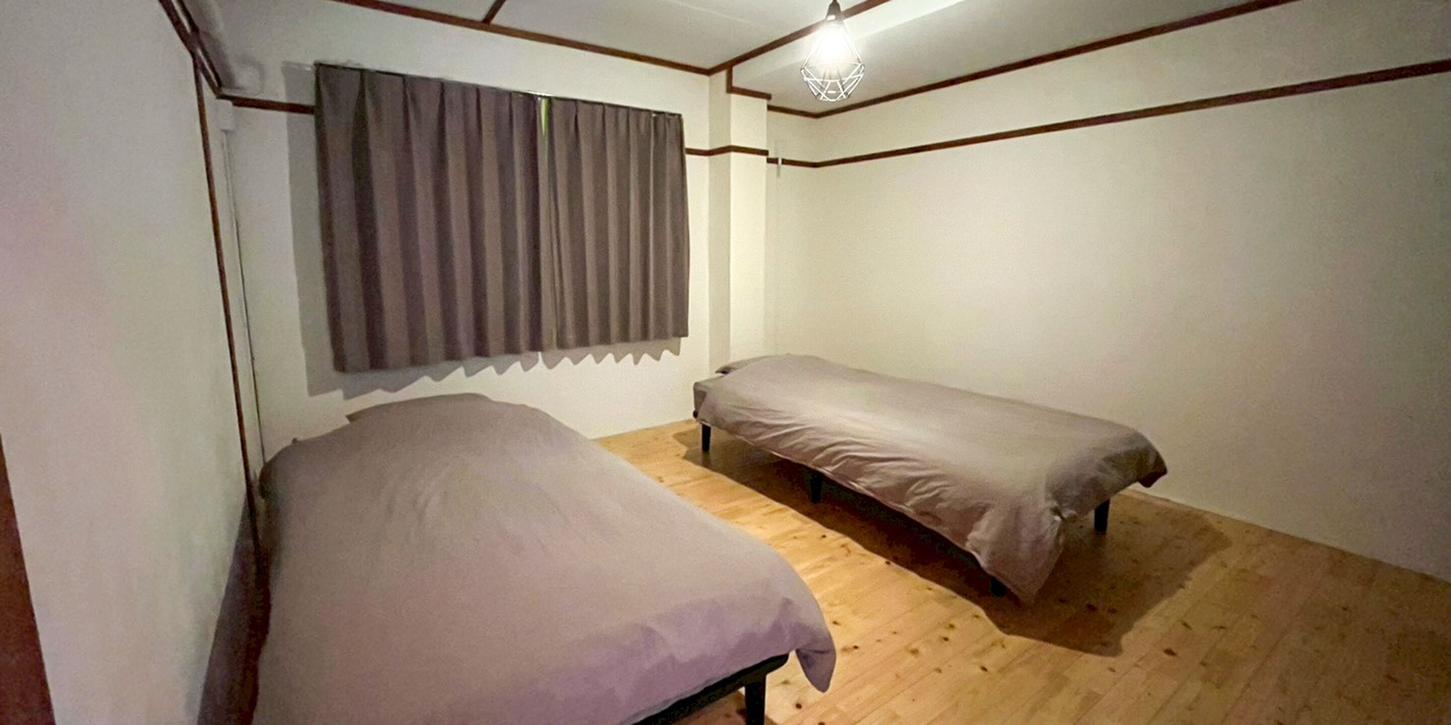 [204] 禁煙, ツインルーム シャワー/トイレ共同 | WiFi (無料)、ベッドシーツ