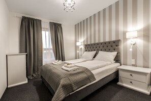 Deluxe appartement | Een strijkplank/strijkijzer, gratis wifi, beddengoed