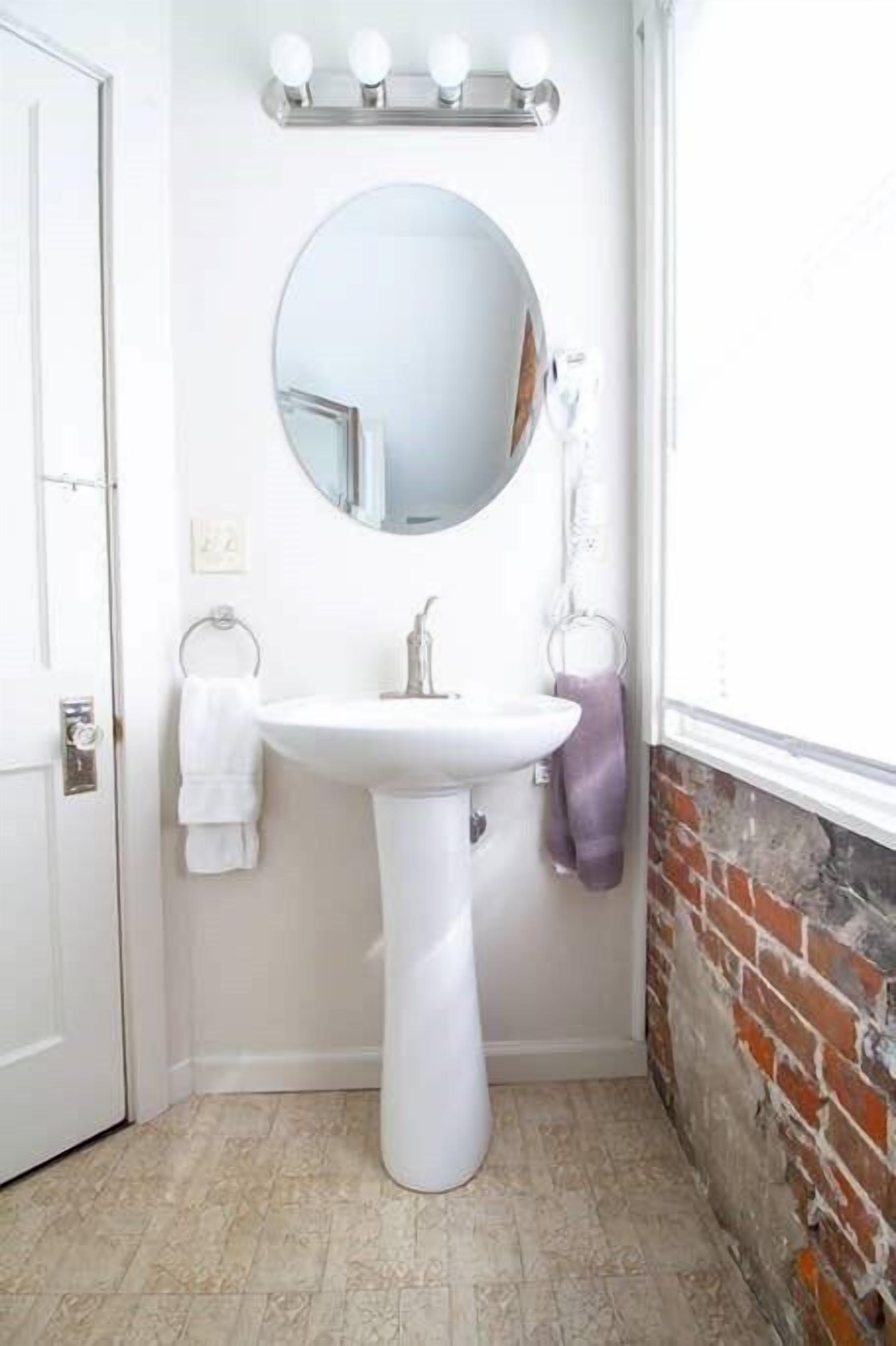 Hair dryer, towels