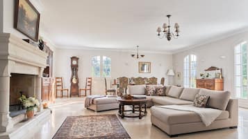 TV, fireplace, DVD player