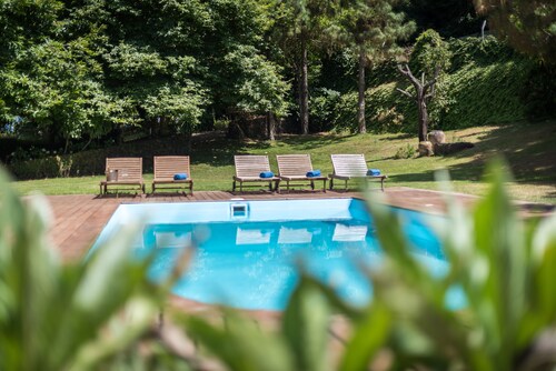 House in farm, with pool, barbecue, wifi and Netflix