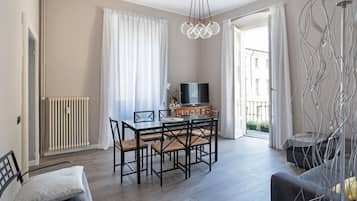 Apartment, 1 Bedroom | Living area