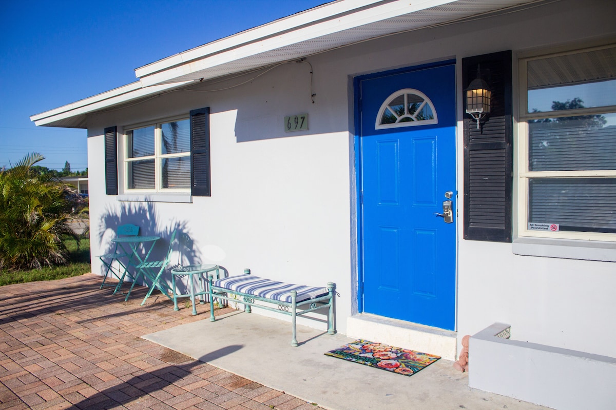 Photo 21 of COZY BEACH HOME! Walk/Bike to Beach, Dining, Shops, Near Ritz-fenced doggie area