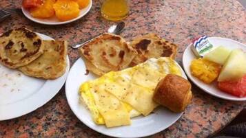 Free daily local cuisine breakfast