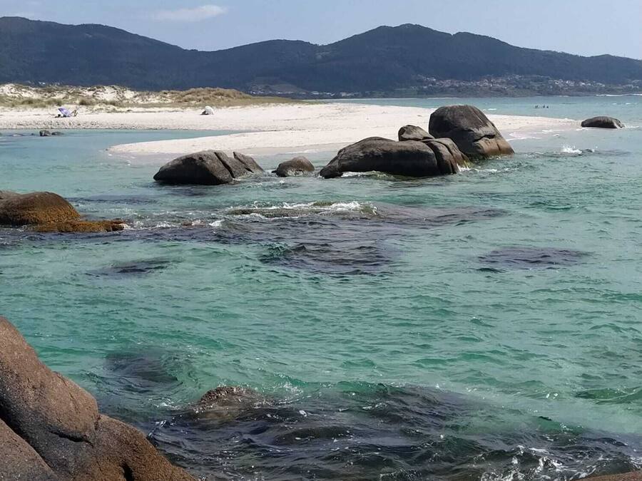 Beach nearby, white sand