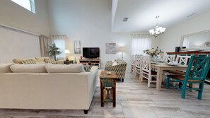 42–tuumainen televisio, jossa kaapelikanavat